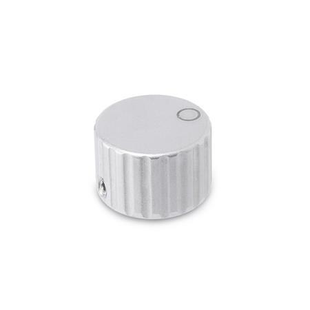 Otto Ganter Stainless Steel Control Knob, GN 436